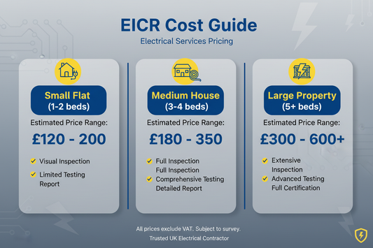 EICR Cost Guide UK 2025 – How Much Does an EICR Cost? Full Breakdown