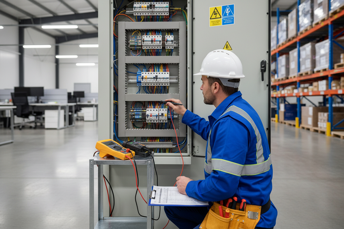 Commercial EICR Guide 2025 – Electrical Safety for UK Shops, Offices & Warehouses
